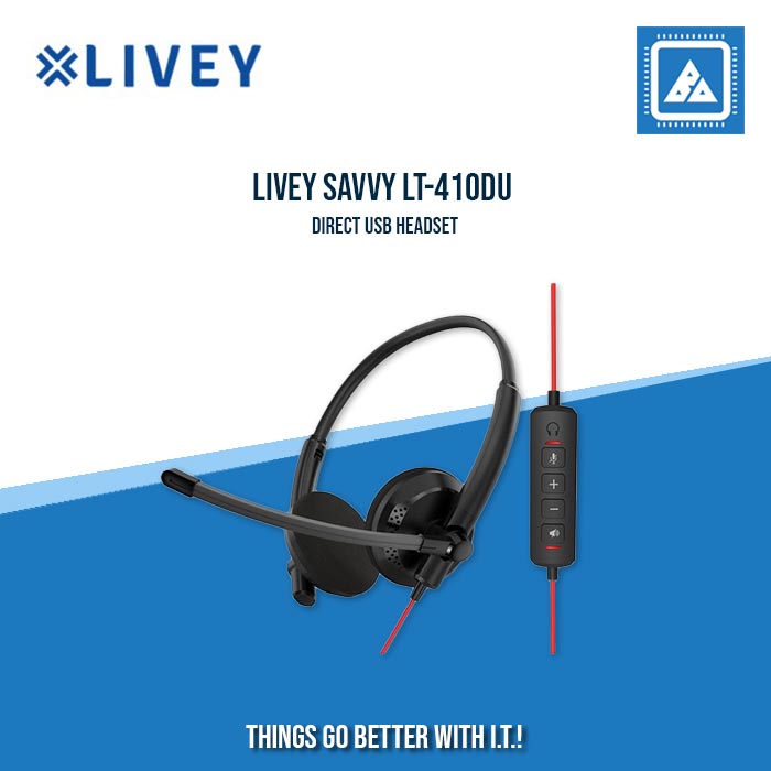 LIVEY SAVVY LT-410DU DIRECT USB HEADSET LIVEY SAVVY LT-410DU DIRECT USB HEADSET